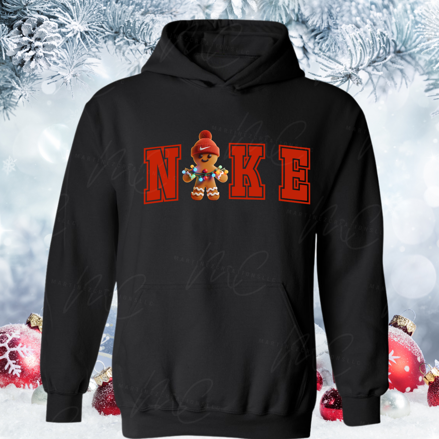 Swoosh Gingerbread Man - Martinez Creations