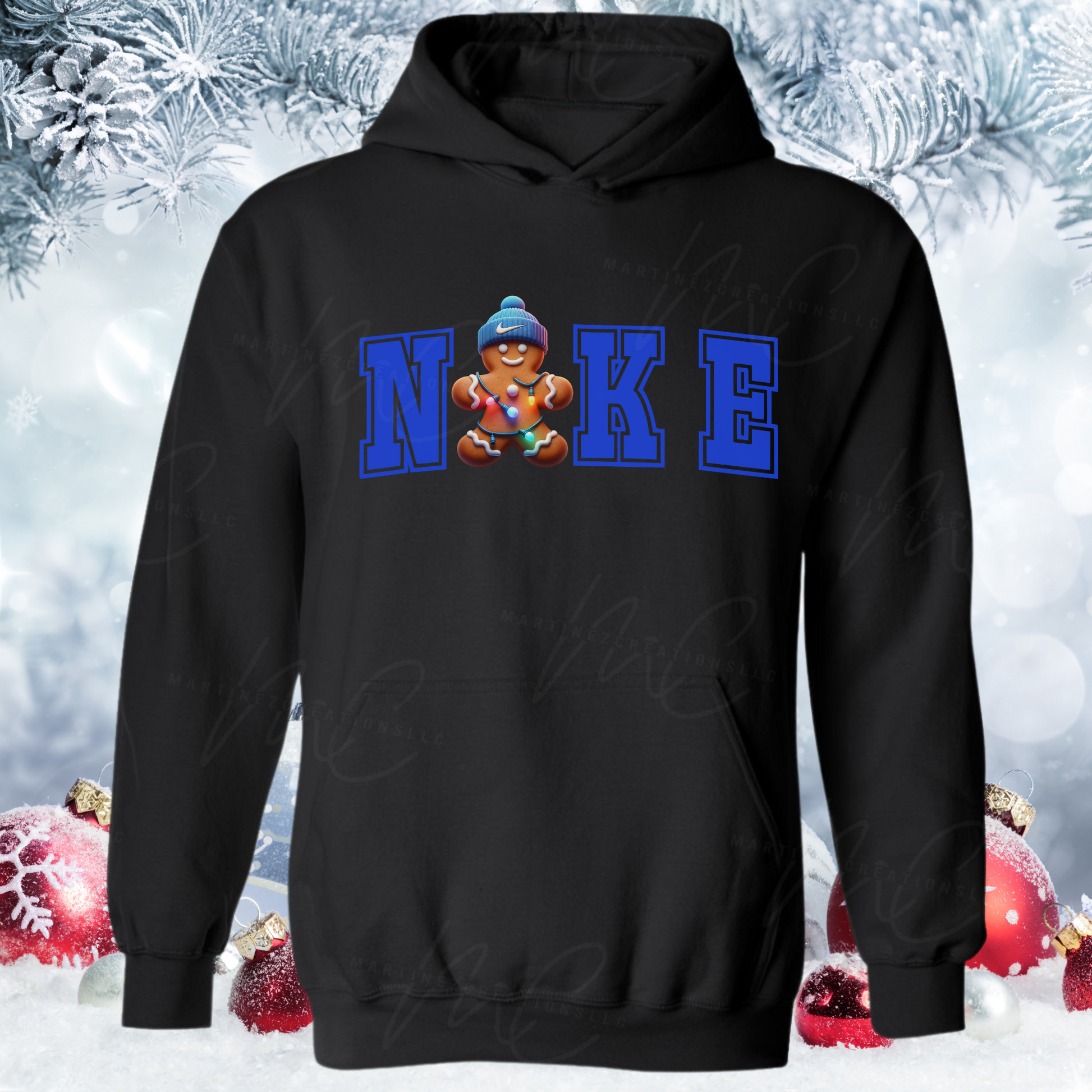 Swoosh Gingerbread Man - Martinez Creations