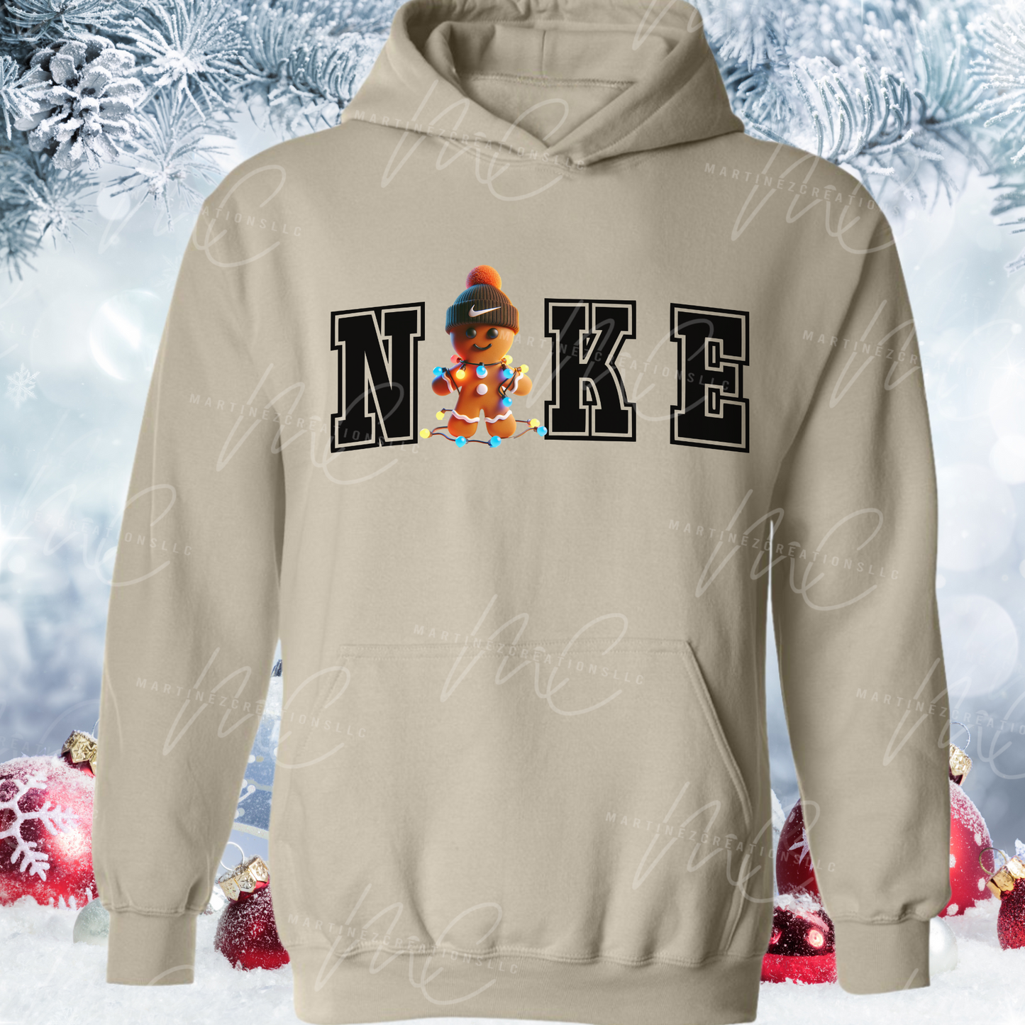 Swoosh Gingerbread Man - Martinez Creations