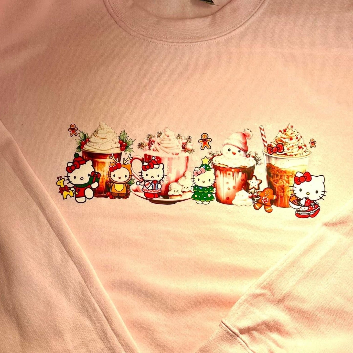 Hello Kitty Cups Christmas Sweater - Martinez Creations